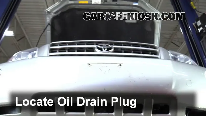 2001 Toyota Highlander 3.0L V6 Aceite Cambiar aceite y filtro de aceite